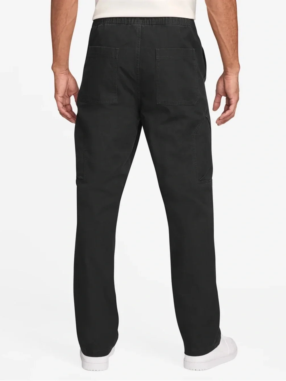 Jordan Black Cargo Pants with Subtle JumpMan logo FV7255-010 Men’s size M NEW